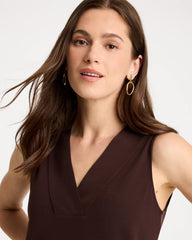 Travelers™ Knit V-Neck Tank Cocoa Bean - Chico's