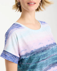 Zenergy® Ombre Drop Shoulder Tee Pale Sweet Pea - Chico's