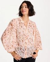 Georgette Soft Spots Blouse Sweet Blossom - Chico's