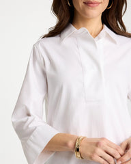 No Iron™ Stretch Popover Tunic Optic White - Chico's