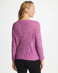 Relaxed Dolman Pullover Sweater Violet Shadow - Chico's