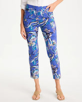 Brigitte™ Slim Mae Paisley Crop Pant Amparo Blue - Chico's
