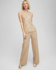 Brigitte™ Slim Wide-Leg Pants Cattail Brown - Chico's