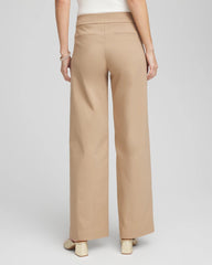 Brigitte™ Slim Wide-Leg Pants Cattail Brown - Chico's