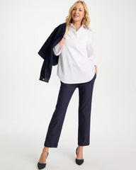 Brigitte™ Straight Pinstripe Cropped Pants Navy - Chico's