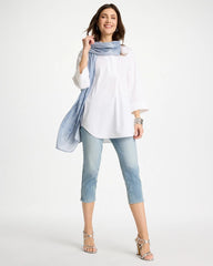 Pull-On Capri Jeans Printemps Indigo - Chico's