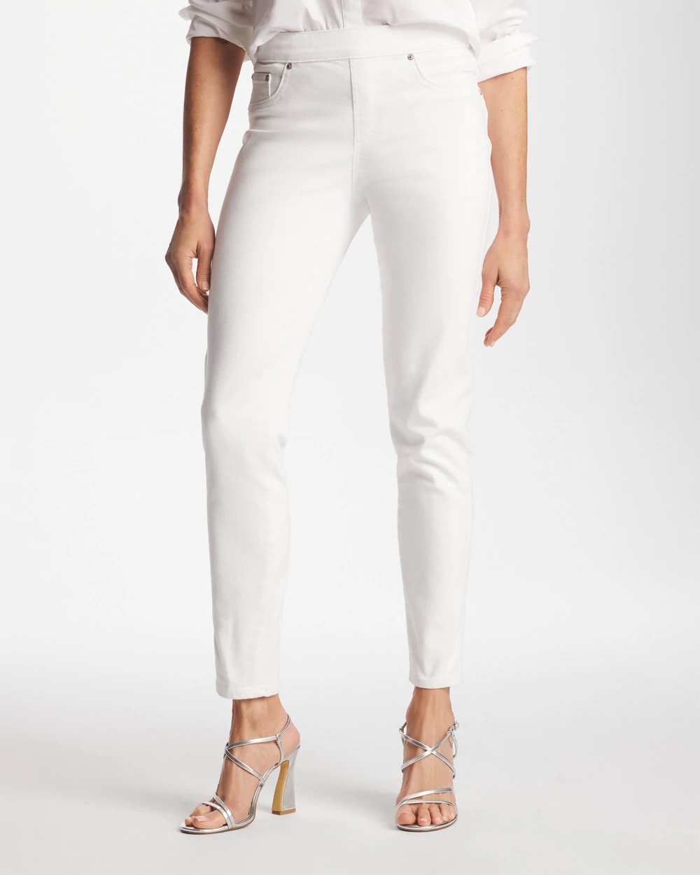 Pull-On Ankle Jeggings Alabaster - Chico's