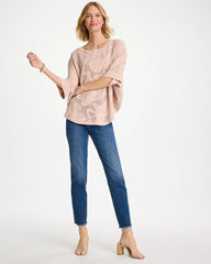 Girlfriend Slim Frayed Ankle Jeans Kailua Indigo - Chico's