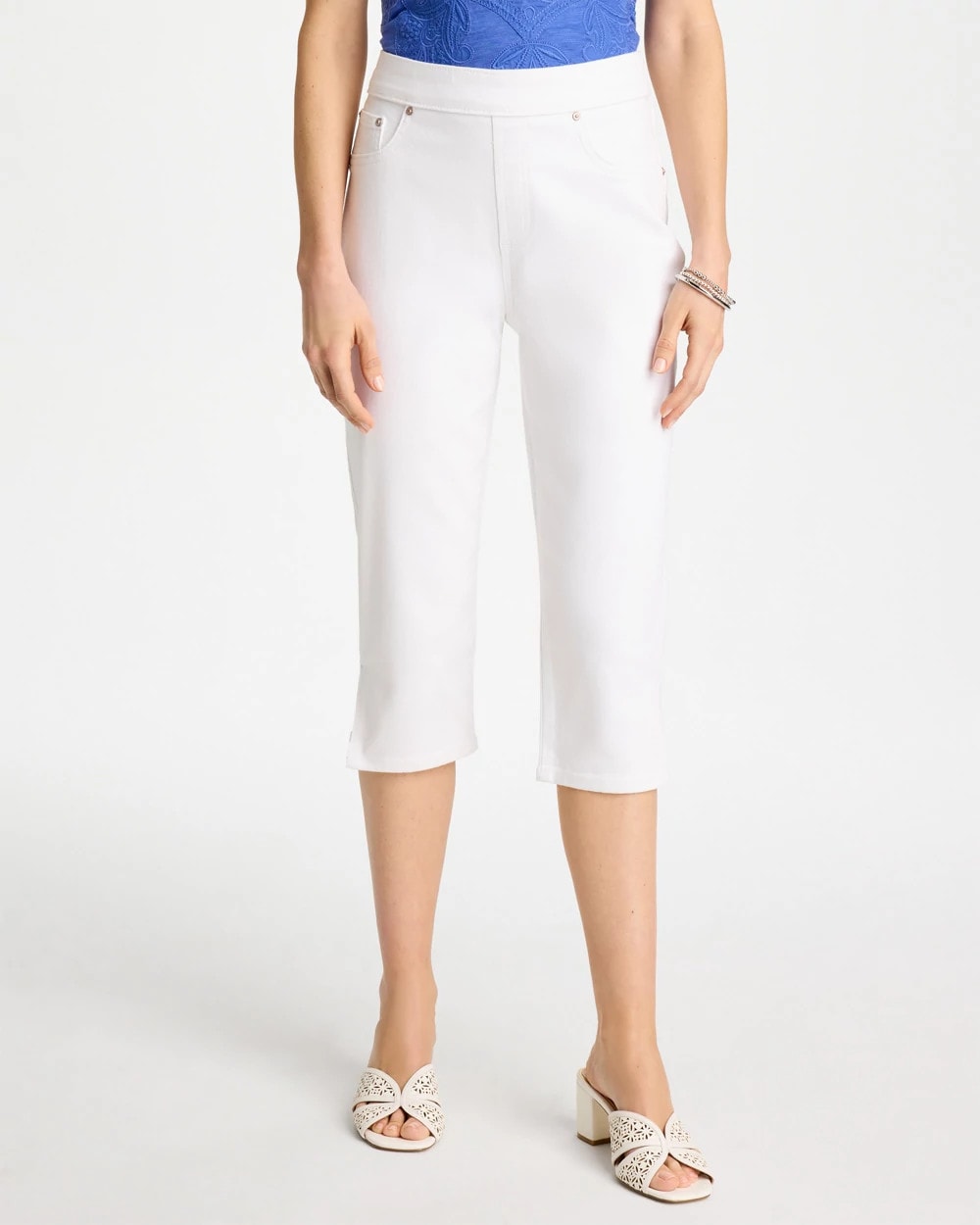 Pull-On Capri Jeans Alabaster - Chico's