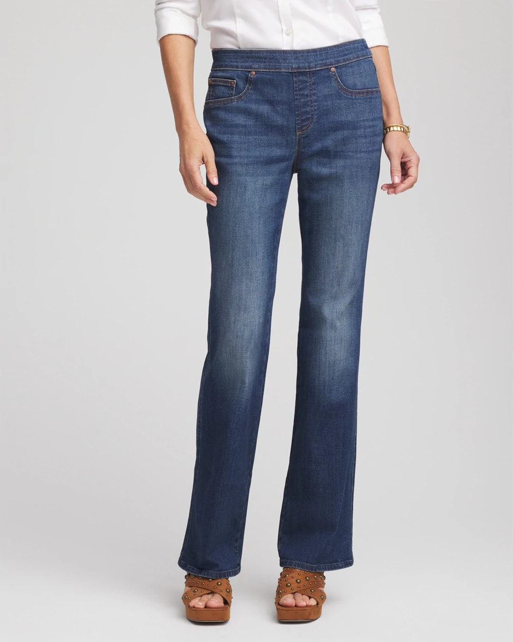 Pull-On Slim Bootcut Jeggings Estero Indigo - Chico's