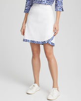 UPF Neema Printed Hem Skort Rich Cobalt - Chico's