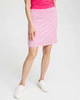 Zenergy® UPF Knit Stripe Skort Pink Bromeliad - Chico's