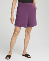 Zenergy® Pull-On Shorts Washed Grape - Chico's