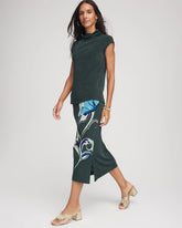 Travelers™ Artisanal Midi Skirt Darkest Spruce - Chico's