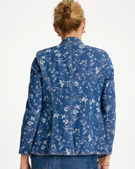 Jacquard Denim Blazer Indigo - Chico's