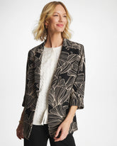 Ginkgo Crepe Blazer Black - Chico's