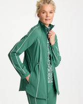 Zenergy® UPF Piping Anorak Jacket Water Lily Green - Chico's