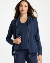 Zenergy® Cloud Mockneck Jacket Passport Blue - Chico's