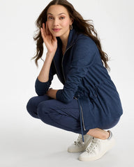 Zenergy® Cloud Mockneck Jacket Passport Blue - Chico's