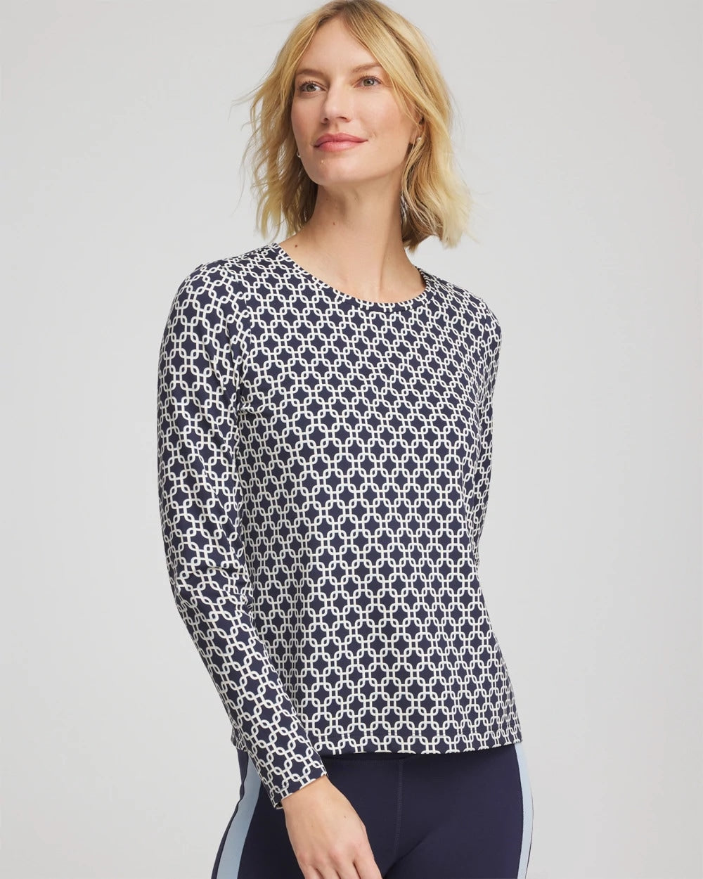 Zenergy® Chain Top Passport Blue - Chico's