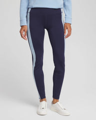 Zenergy® Soft Topaz Contrast Leggings Passport Blue - Chico's