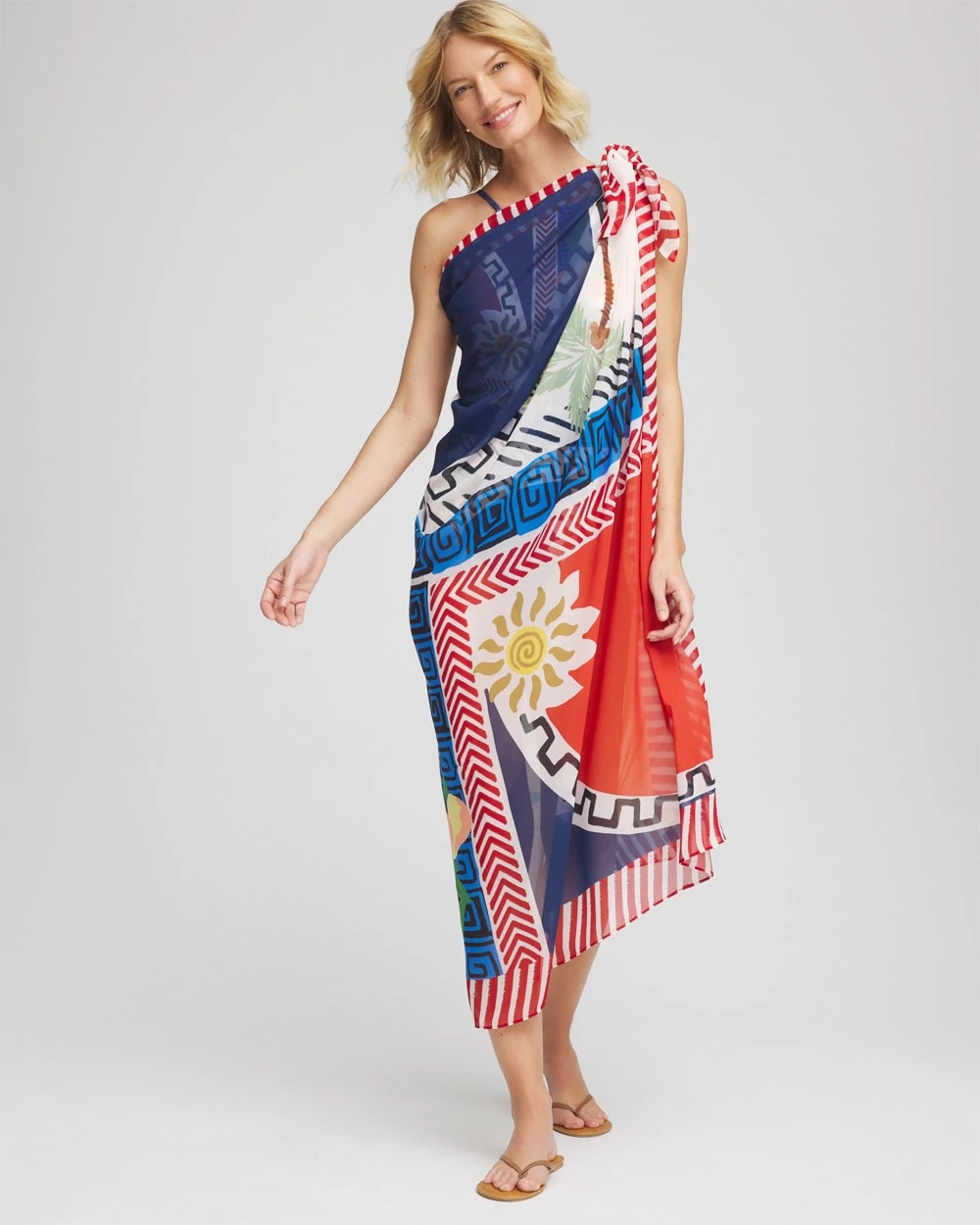 Gottex Positano Pareo Multi Print - Chico's