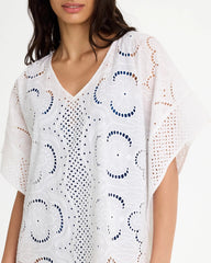 Woven Long Swim Cover-Up Alabaster - Chico's