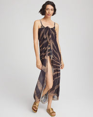 Gottex Desert Queen Pareo Black/Brown - Chico's