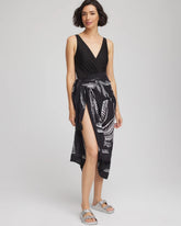 Magicsuit® Hearts of Palm Pareo Black/Multi - Chico's