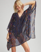 Miraclesuit® Tapiz Caftan Cover-Up Black/Multi - Chico's