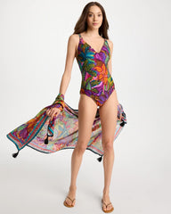 Magicsuit® Cactus Flower Dakota One-Piece Swimsuit Multi Print - Chico's