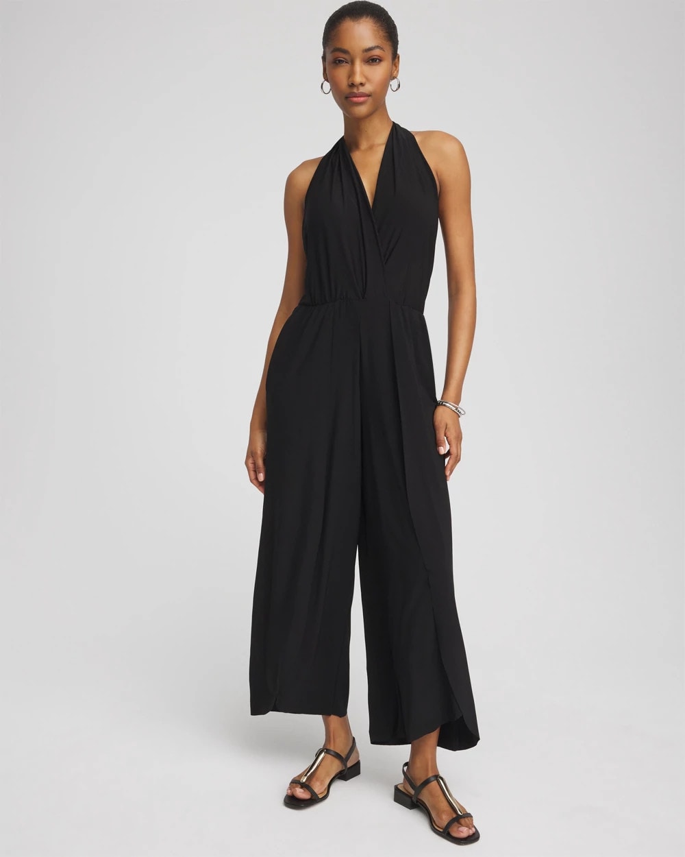 Magicsuit Surplice Neck Jumpsuit Black - Chico's