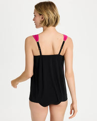 Miraclesuit® Petali Rosa Dazzle Tankini Black/Multi - Chico's
