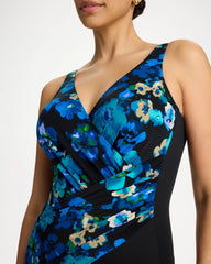 Secret Garden Oceanus One Piece Black/Multi - Chico's