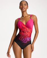 Miraclesuit® Petali Rosa Pareo Black/Multi - Chico's