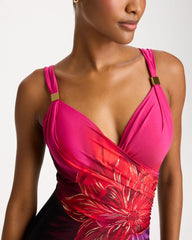 Miraclesuit® Petali Rosa Pareo Black/Multi - Chico's
