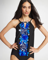 Miraclesuit® Ombra Fiore Tankini Black/Multi - Chico's