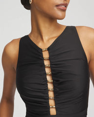 Miraclesuit® Razzle Dazzle Swizzle One Piece Swimsuit Black - Chico's