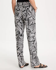 Geo Pull-On Wide-Leg Linen Pants Alabaster - Chico's