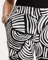 Geo Pull-On Wide-Leg Linen Pants Alabaster - Chico's