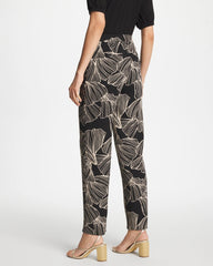 Ginkgo Crepe Tapered Ankle Pants Black - Chico's