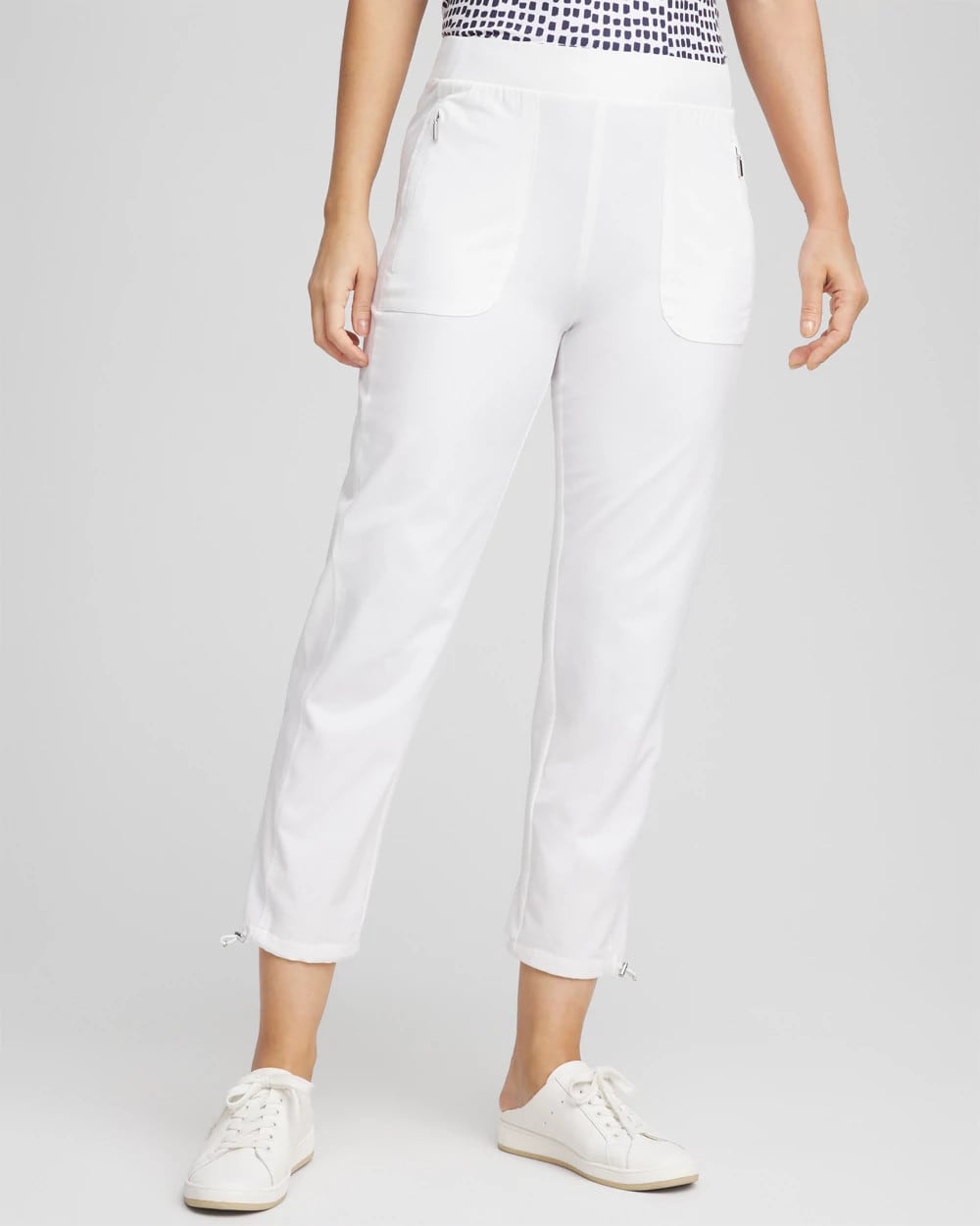 Zenergy® UPF Bungee Neema Cropped Pants Alabaster - Chico's