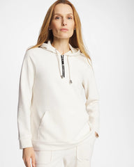 Zenergy® Soft Waffle Hooded Top Cream - Chico's