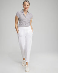 Zenergy® UPF Ribbed Side Ankle Pants Alabaster - Chico's