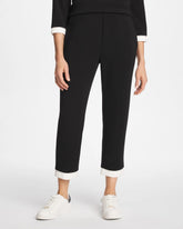 Zenergy® Soft Caviar Bead Contrast Pants Black - Chico's