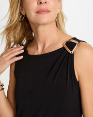 Travelers™ Knit Buckle Tunic Black - Chico's
