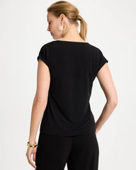 Travelers™ Knit Asymmetrical Top Black - Chico's