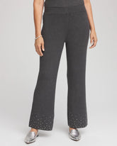 Travelers™ Embellished Straight-Leg Pants Graphite Gray - Chico's