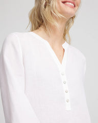 No Iron™ Linen Tunic Optic White - Chico's