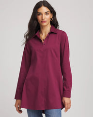 No Iron™ Pocketed Tunic Deep Chianti - Chico's